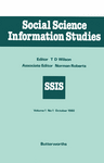 Go to journal home page - Social Science Information Studies